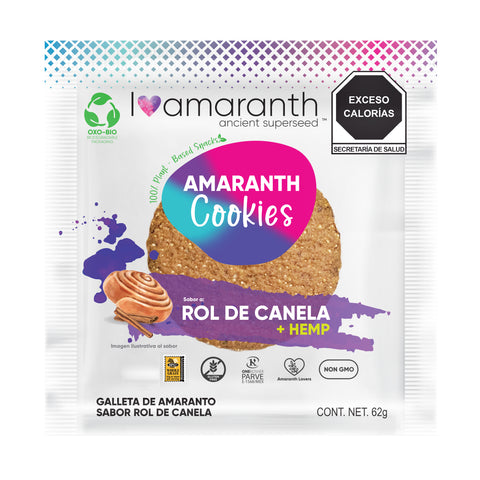 Amaranth Cookies - Rol de Canela + HEMP