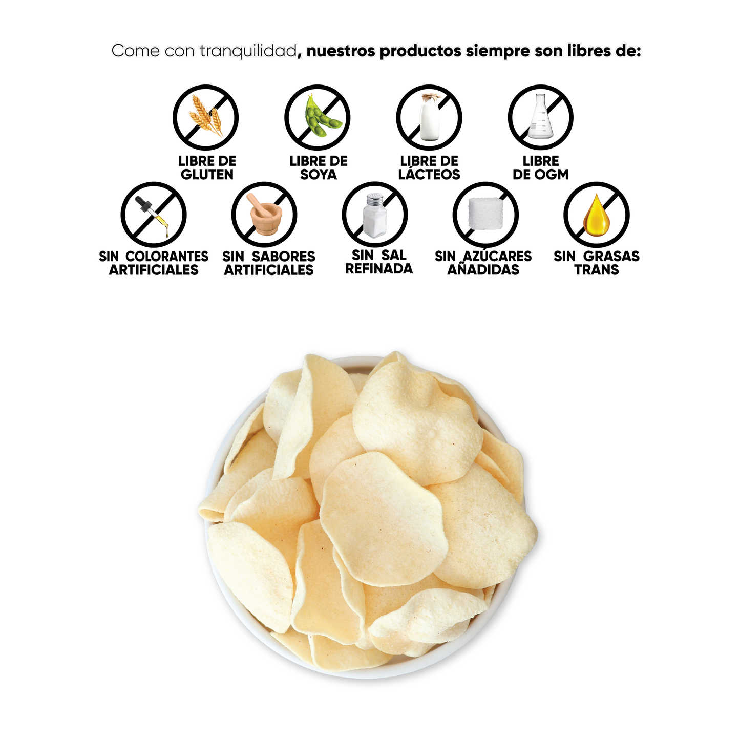 Amaranth Chips - Limón y Sal Himalaya 100g