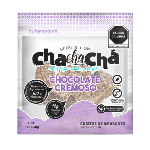 Cha Cha Cha - Cubitos de Amaranto Chocolate Cremoso