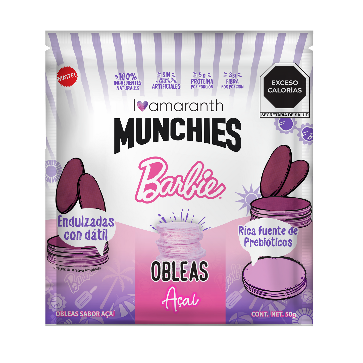Obleas Munchies Açaí