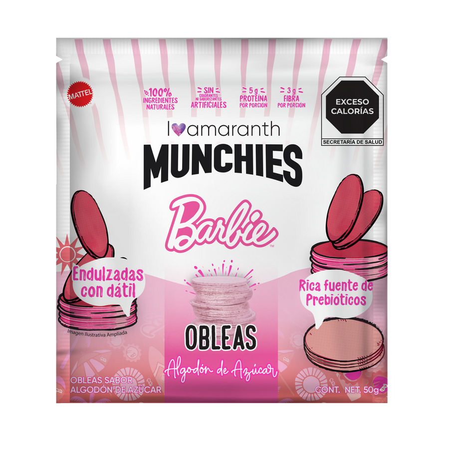 Obleas Munchies Algodón de Azúcar