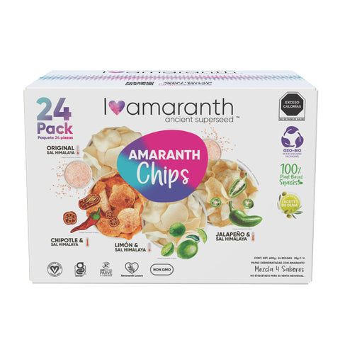 Amaranth Chips - 24 pack 25 g