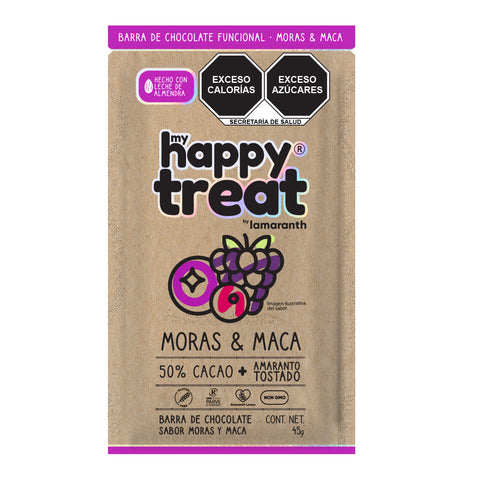 Happy Treat - Chocolate Sabor Moras & Maca