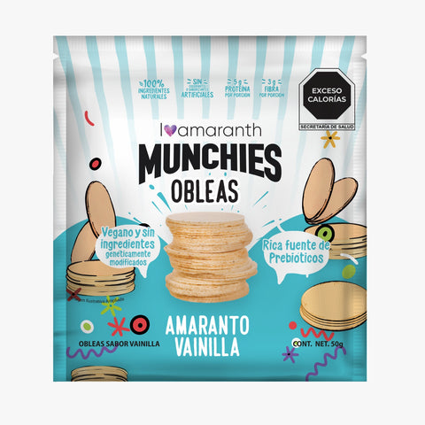 MUNCHIES - Obleas Amaranto Vainilla