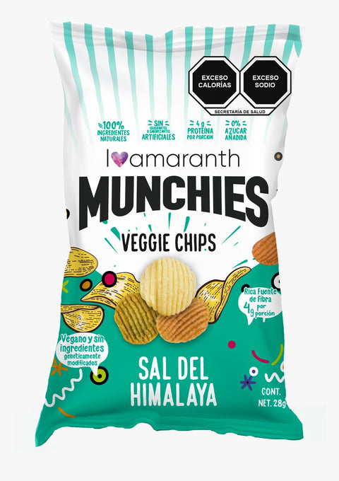 MUNCHIES - Veggie Chips Sal del Himalaya