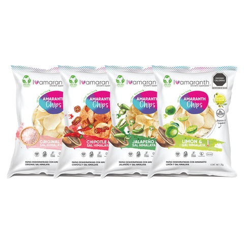 Amaranth Chips - 24 pack 25 g