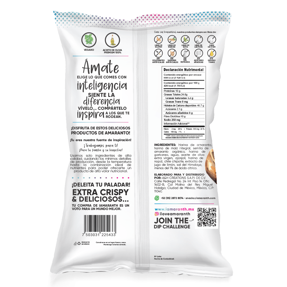 Amaranth Charris - Chipotle y Sal del Himalaya - 142g