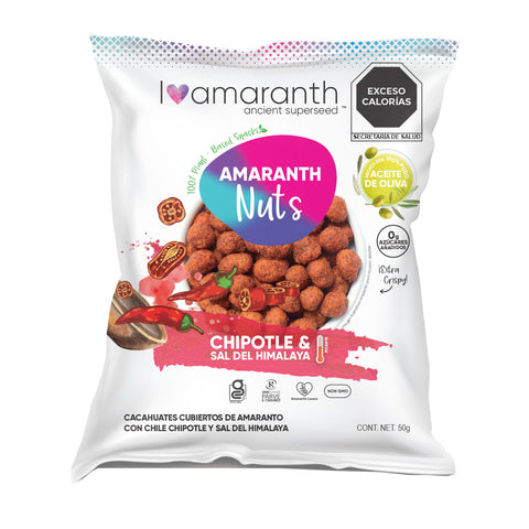 Amaranth Nuts - Chipotle & Sal del Himalaya 50gr