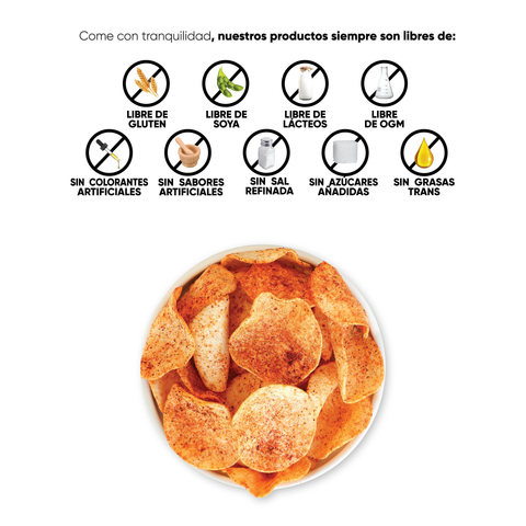 Amaranth Chips - Chipotle y Sal Himalaya 100g