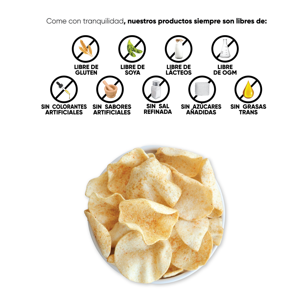 Amaranth Chips - Jalapeño y Sal Himalaya 100g