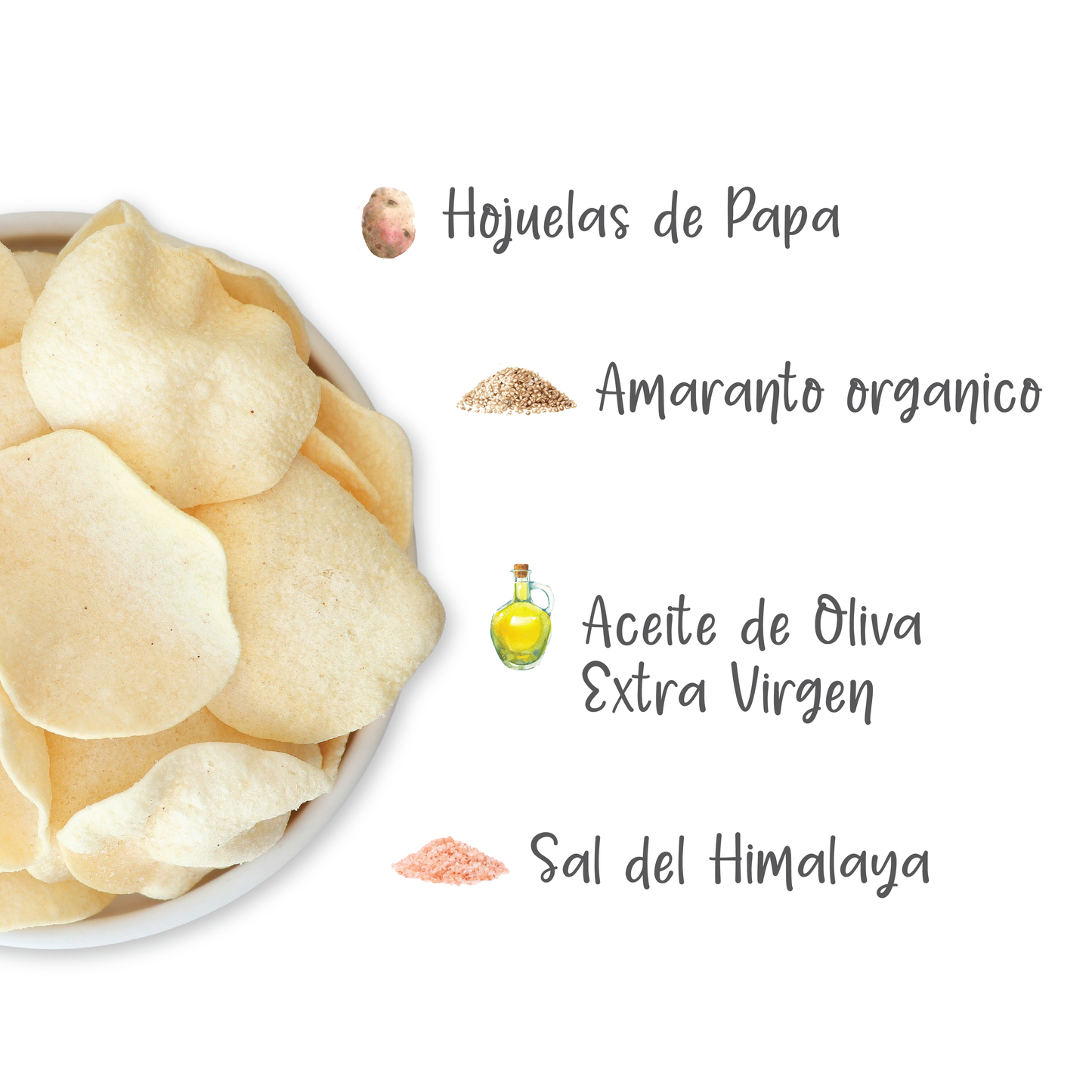 Amaranth Chips - Limón y Sal Himalaya 100g