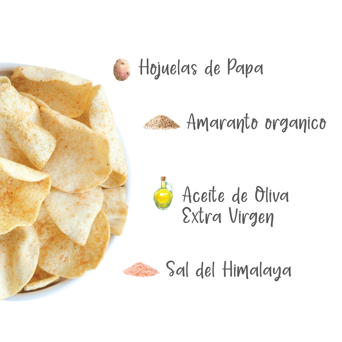 Amaranth Chips - Jalapeño y Sal Himalaya 100g
