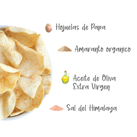 Amaranth Chips - Jalapeño y Sal Himalaya 100g