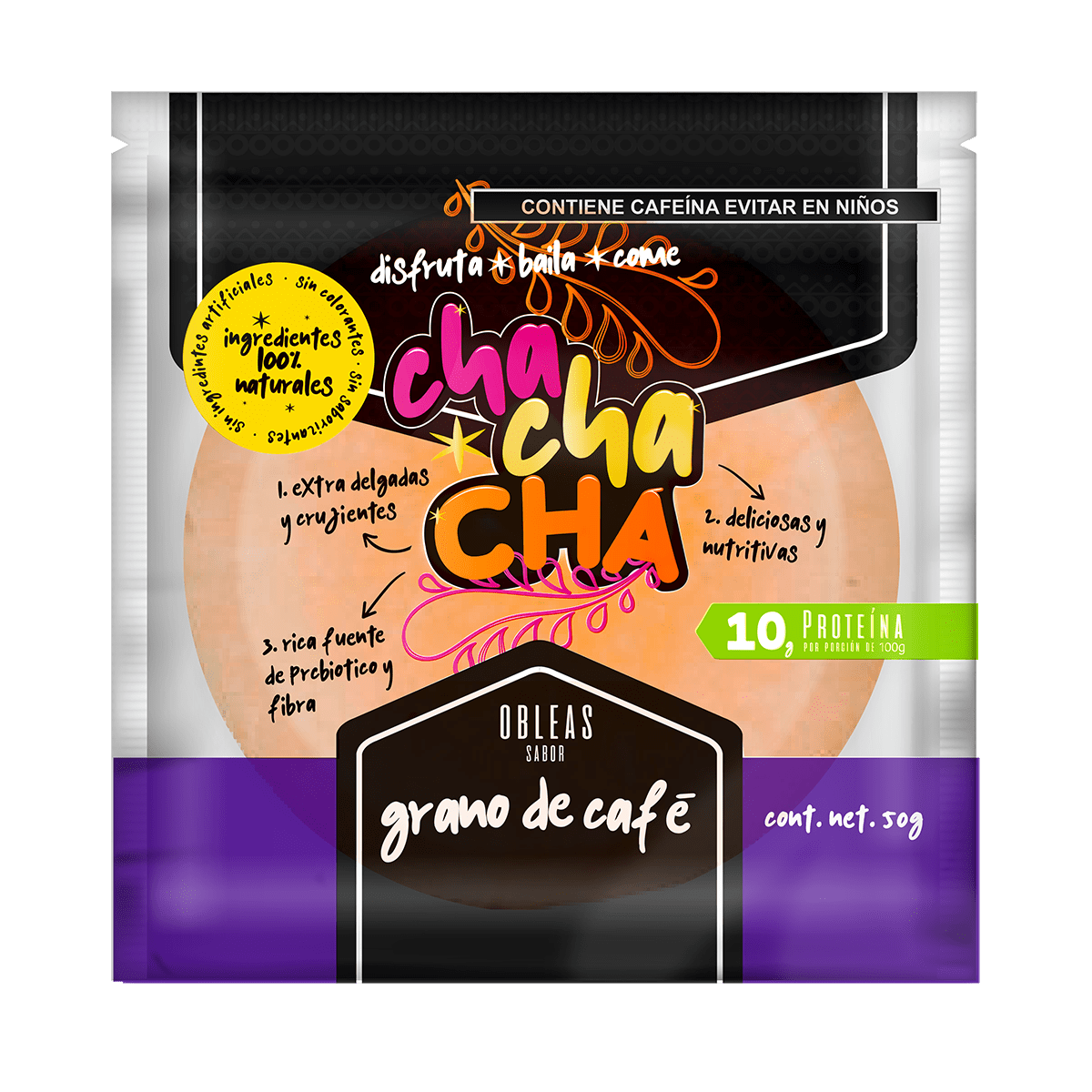 Cha Cha Cha - Obleas Grano de Café